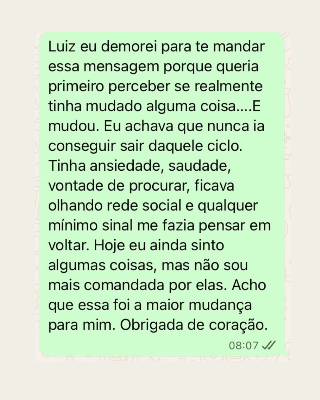 Depoimento real 2 de aluno do GPS Emocional